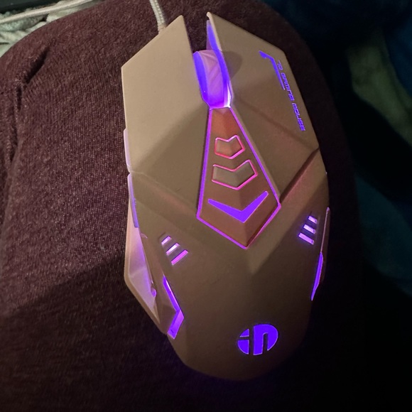 Pink Wired mouse. - Picture 13 of 14